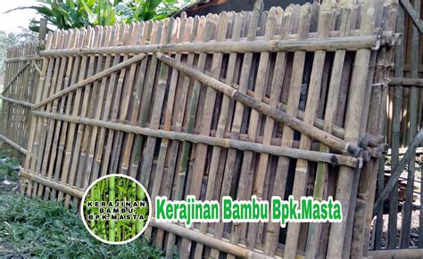 Pagar Bambu Merenggang